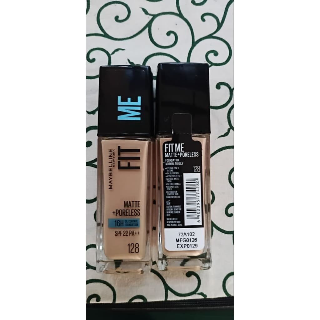 รองพื้น Fit me เนื้อแมทบางเบา คุมมันนาน ปกปิดรูขุมขน เกลี่ยง่ายเรีบเนียน SPF22 รูปที่ 2