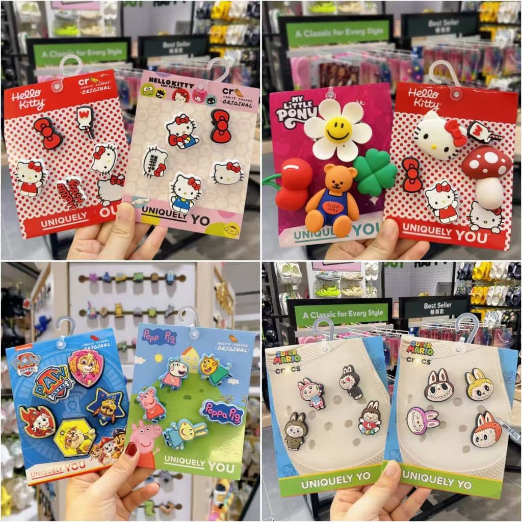 Original Jibbitz เกาหลี ชุด - Cute DIY Cartoon Charms for Crocs, ที่ติดรองเท้า เซ็ต, Fast Shipping from Thailand