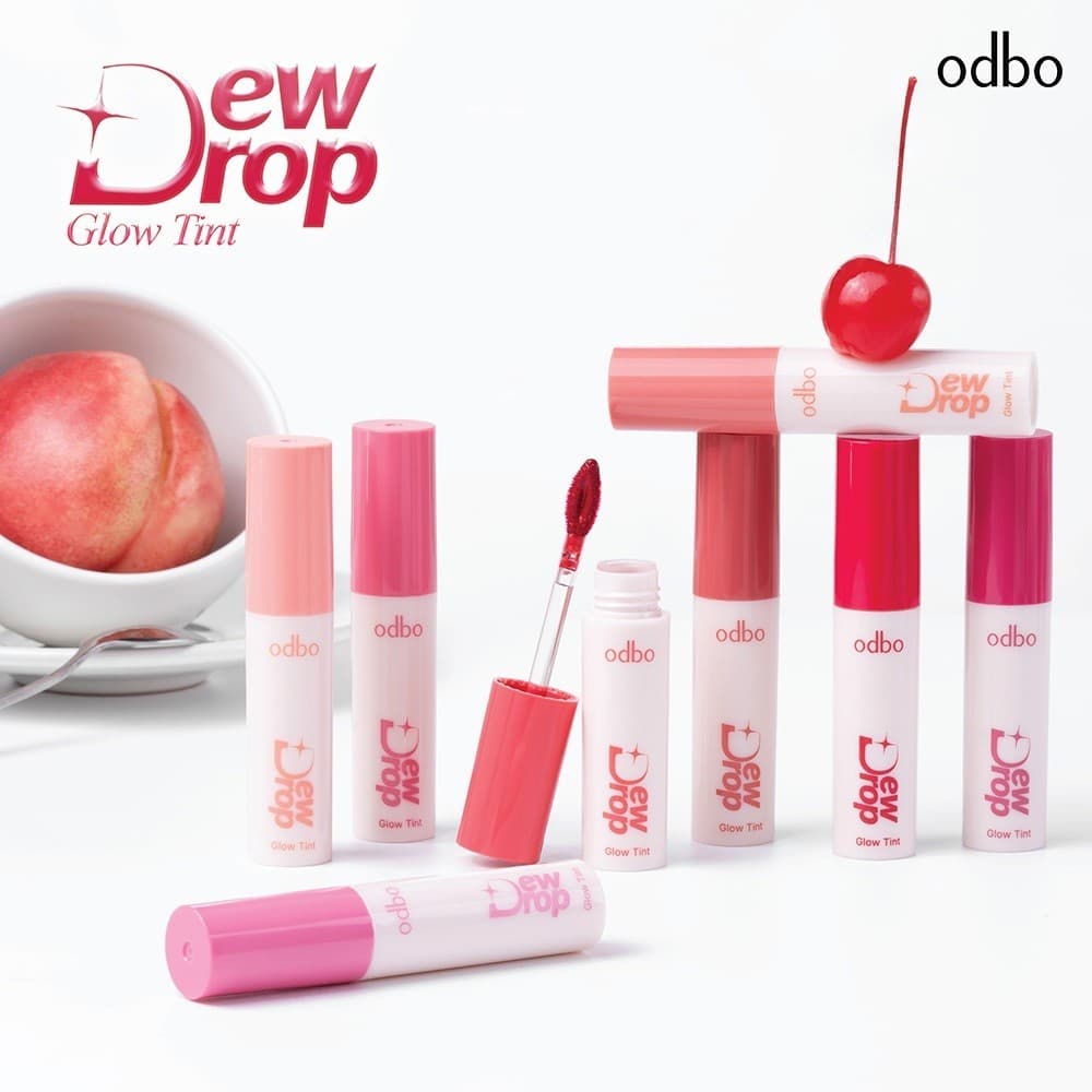 OD5027 ลิปทินท์ดิวดรอป โอดีบีโอ ดิว ดรอป โกลว์ ทินท์ odbo Dew Drop Glow Tint ODBO โอดีบีโอ รูปที่ 3