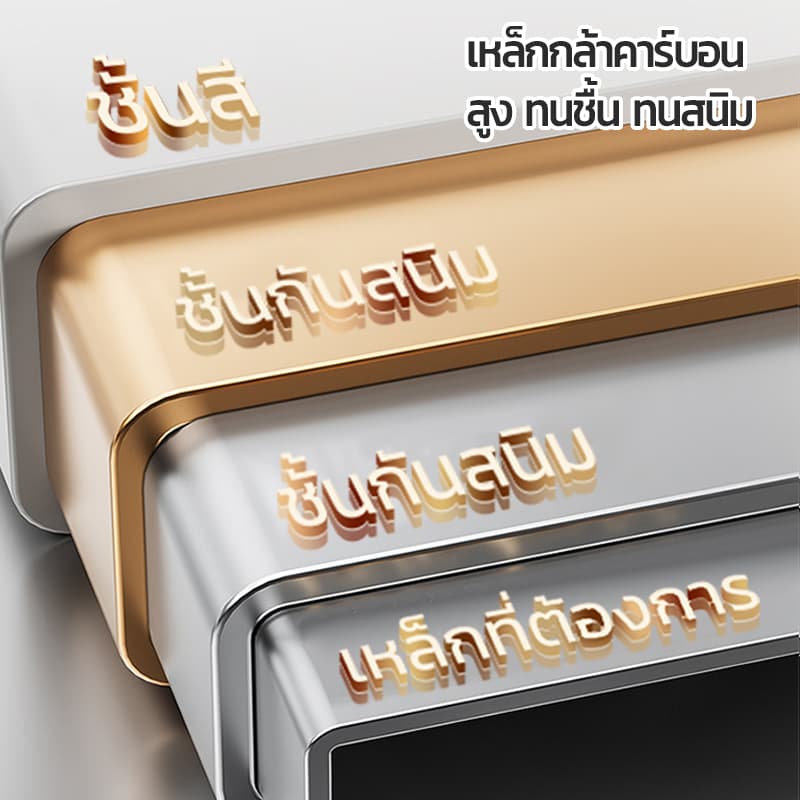 ชั้นวางไมโครเวฟ ชั้นล่างสามารถดึงออกได้ และปรับระดับความสูงของชั้นได้ ที่วางไมโครเวฟ 2 ชั้น / 3 ชั้น ชั้นวางของในครัว รูปที่ 8