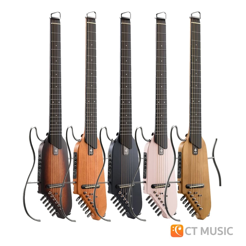 Donner HUSH-I Silent Guitar กีตาร์โปร่งไฟฟ้า แถมกระเป๋า / หูฟัง / เครื่องตั้งสาย ฟรี!! รูปที่ 7