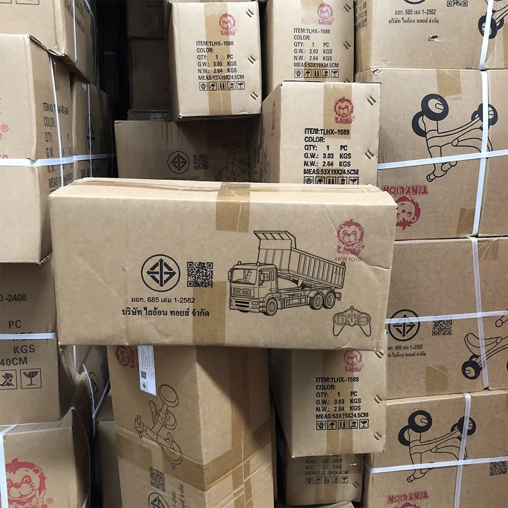 LionToys รถบรรทุกบังคับวิทยุ รถดั้มบังคับ รถดั๊มควบคุมระยะไกล ชาร์จแบตด้วยสายUSB มีไฟมีเสียงเท่ห์มาก รถบังคับ รูปที่ 8