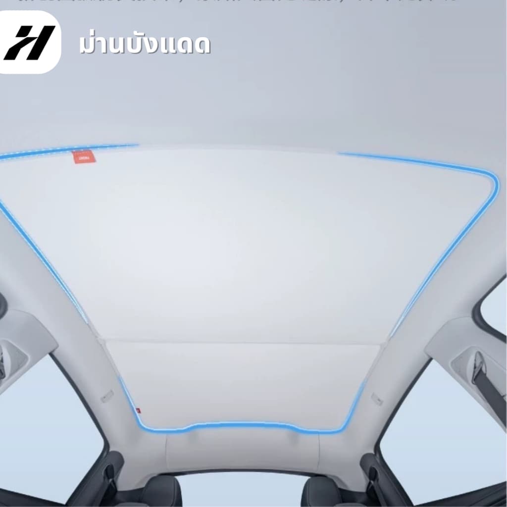 ม่านบังแดด Haloblk -Tesla 3Highland/YJuniper/YL รูปที่ 3
