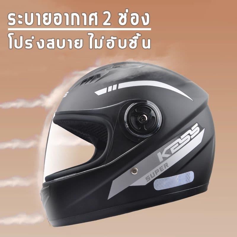Free Shipping หมวกกันน็อก จัด ใบคู่ถอดซักได้ อากาศระบายดี หมวกเต็มหน้า จัดส่งจากกทม รูปที่ 5