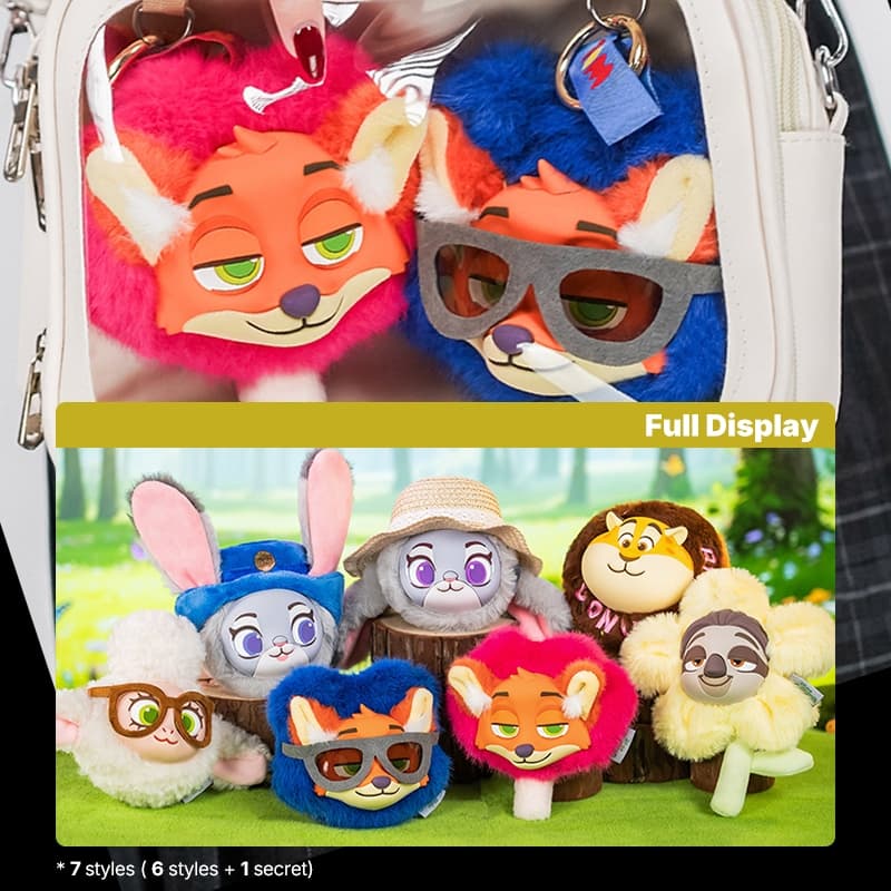 M&G LIFE x Disney Zootopia Series Plush Charm Figurine 1pcs Blind Box รูปที่ 2