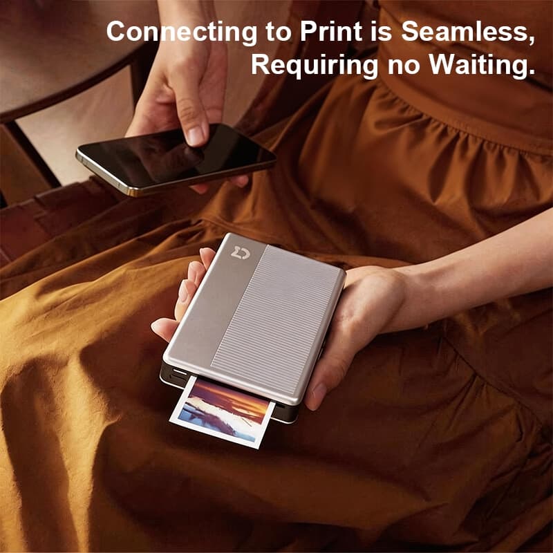 Xiaomi Portable Photo Printer 1S เครื่องพิมพ์ภาพพกพา เครื่องปริ้นรูป ไม่ต้องใช้หมึก รองรับวิดีโอ AR รูปที่ 6