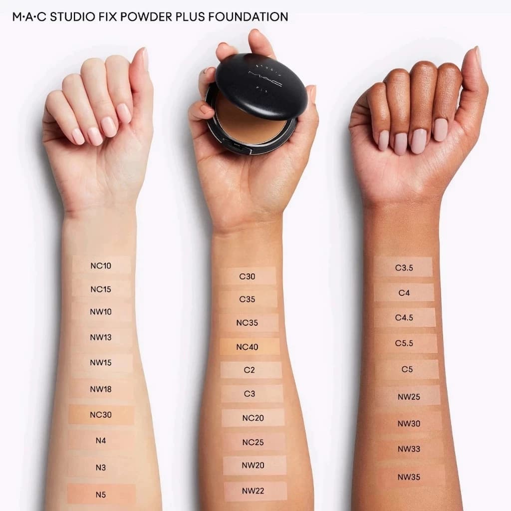 MAC Studio Fix Powder Plus Foundation 15g แป้งผสมรองพื้น คุมมัน ปกปิด เนียน ติดทน ของแท้ รูปที่ 7