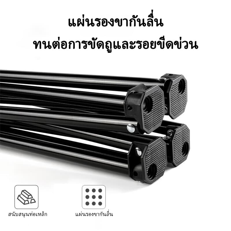 เก้าอี้ตั้งแคมป์-เก้าอี้กลางแจ้งแบบพกพา-พับเก็บวัสดุเหล็กคาร์บอนรับน้ำหนักมาก รูปที่ 9