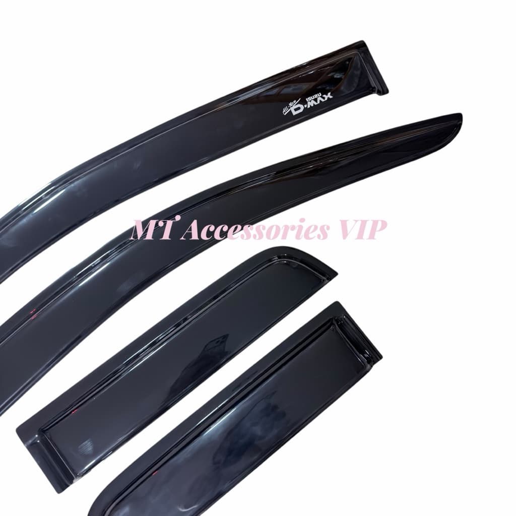 Dmax d-max ปี2012-2019 กันสาดดีแม็ค รุ่น4ประตู/รุ่นแค็บ เลือกรุ่นในตัวเลือก สีดำ4ชิ้น รูปที่ 8