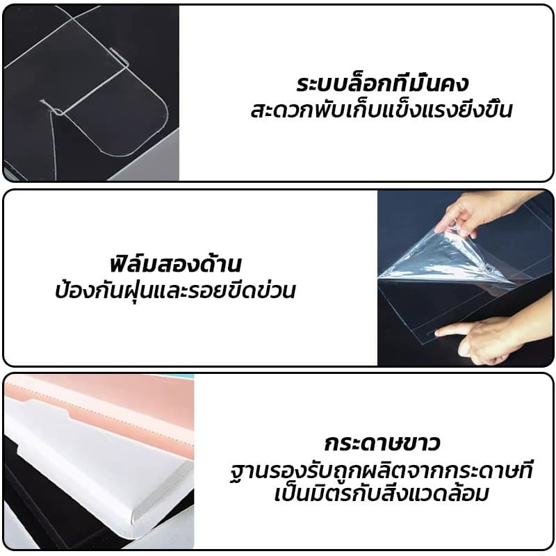 S/M/L กล่องเค้กพลาสติกใสขนาดใหญ่พิเศษ กล่องใส่เค้กวันเกิด เค้กงานเฉลิมฉลอง เค้กงานวันครบรอบ กล่องเค้กขนาดใหญ่ ฐานหนา รูปที่ 3