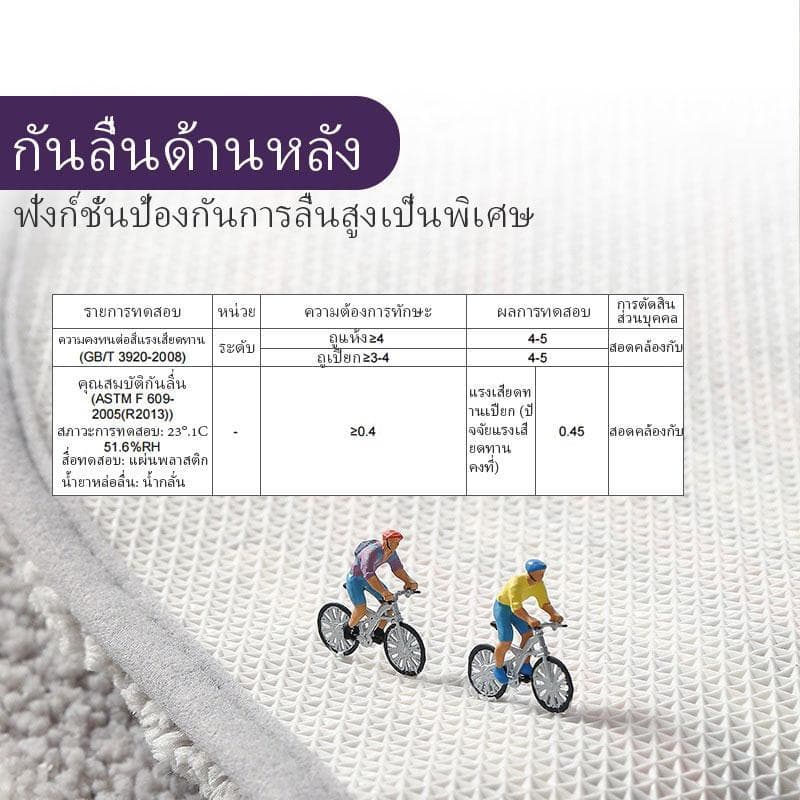พรมปูพื้นขนปุย เช็ดเท้าดูดน้ำ กันลื่น ขนาด 40x60 ซม. ใช้ได้ทั้งห้องน้ำและห้องครัว สไตล์มินิมอล สวยงาม ใช้งานได้จริง รูปที่ 8