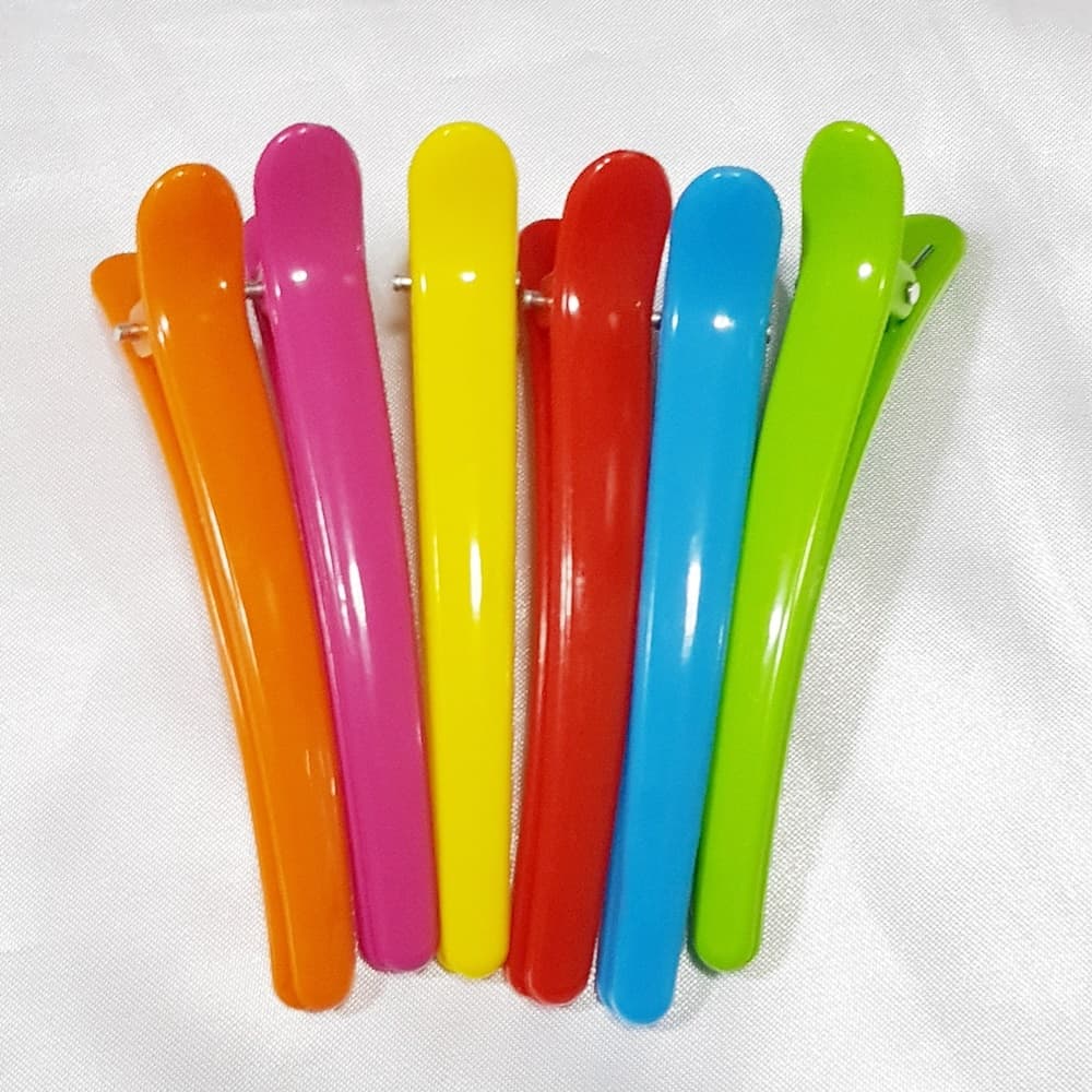 กิ๊บติดผม กิ๊บปากเป็ด กิ๊บหนีบผม ขนาด ยาว 10 CM สีดำ และ แบบคละสี ราคา/อัน ส่งแบบสุ่มสี รูปที่ 4