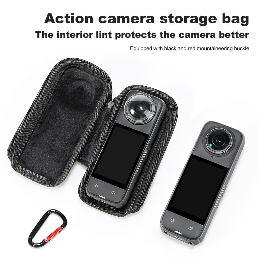เซ็ตกระเป๋า+ฟิล์มกระจก+ฝาครอบเลนส์ สำหรับ Insta 360 X5 เท่านั้น รูปที่ 5