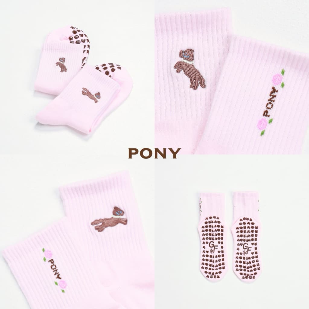 Pony club - Grip Socks ถุงเท้ากันลื่น ถุงเท้าพิลาทิส โยคะ รูปที่ 4