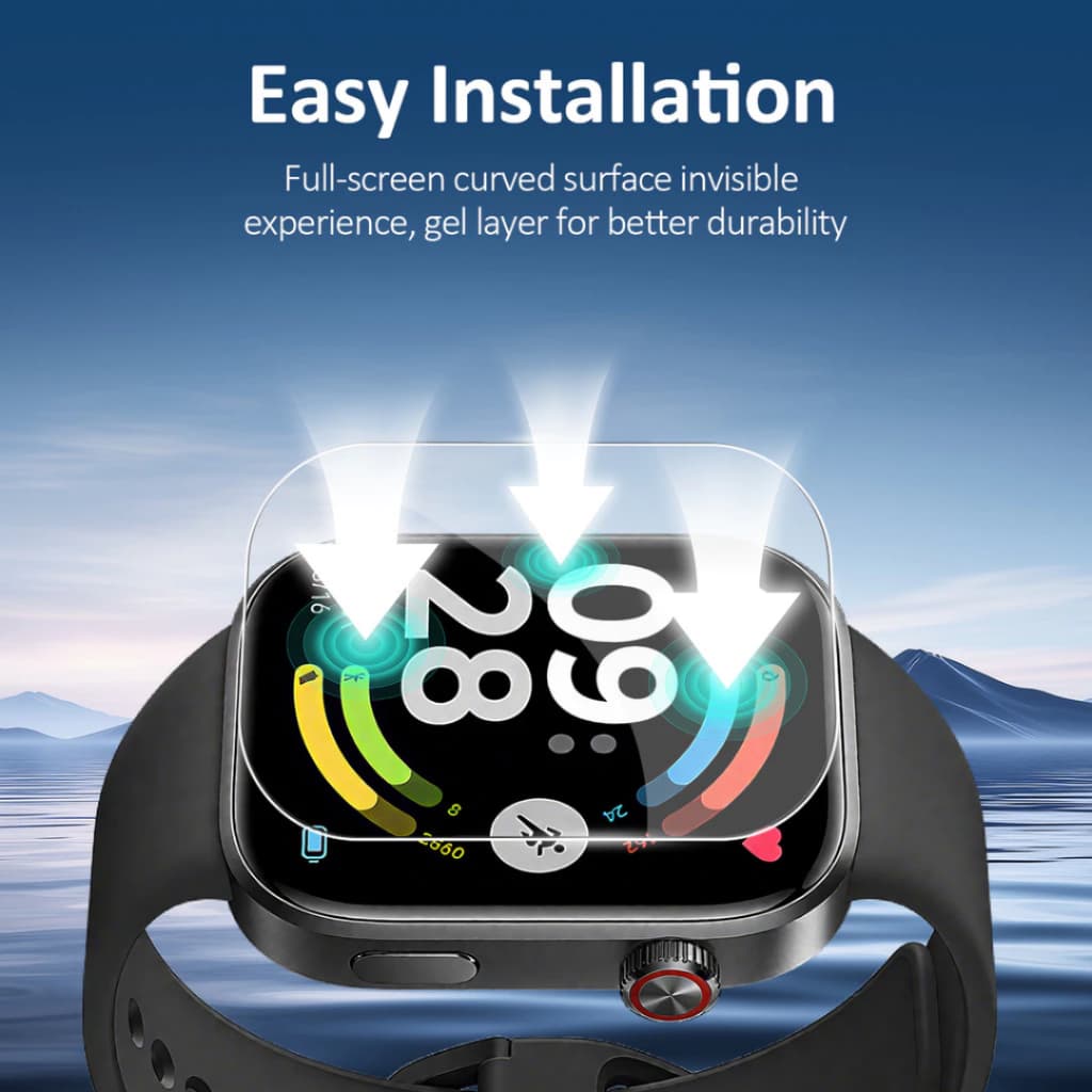 เคส ฟิล์ม สำหรับ นาฬิกา Redmi Watch 6 รุ่นใหม่ 2026 ฟิล์มกันรอย Case ติดง่าย ป้องกันรอยขีดข่วน รูปที่ 8