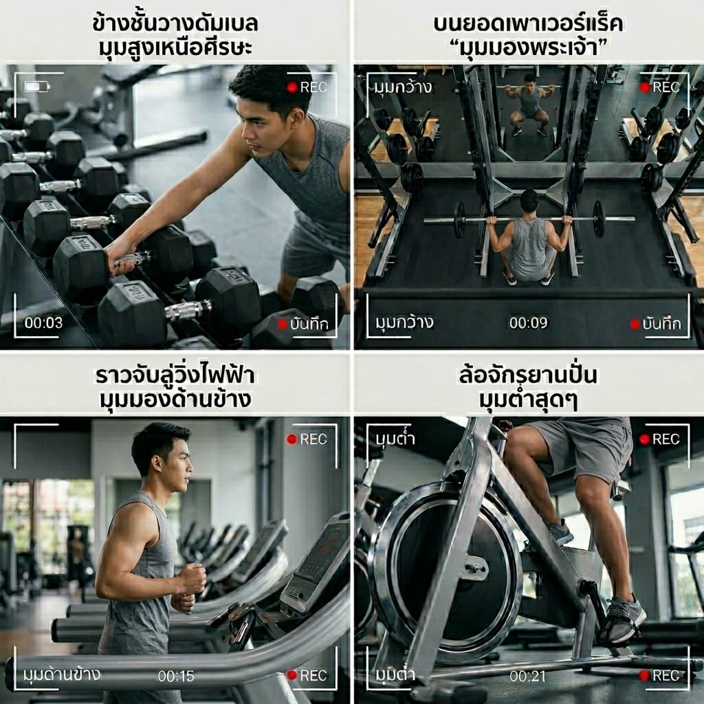 ที่วางโทรศัพท์แม่เหล็ก สําหรับยิม แท่นยึดโทรศัพท์ 360° หมุนได้ N52 แม่เหล็กที่แข็งแกร่ง สำหรับฟิตเนส การถ่ายภาพ รูปที่ 8