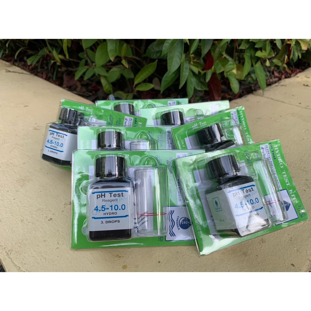 ชุดวัดค่า pH / Water Test Kit ชนิด 3 หยดใช้ได้ทั้งน้ำจืดและน้ำทะเล น้ำเพื่อสัตว์น้ำ กุ้ง,ปลา และวัดค่าพีเอชของน้ำดื่ม รูปที่ 7