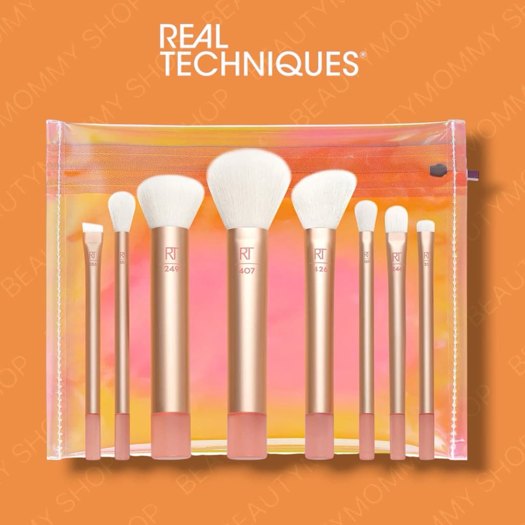 แท้ชัวร์!REAL TECHNIQUES Travel Fantasy Mini/ The Wanderer Makeup Brush Kit Set Limited Edition! พร้อมกระเป๋าใส่แปรง รูปที่ 3