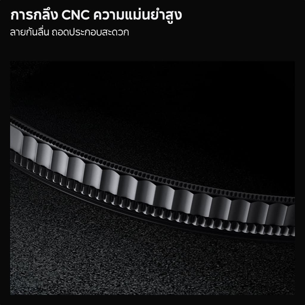 K&F CONCEPT NANO-X CPL camera filter โพลาไรซ์แรง กำจัดแสงสะท้อน แจกผ้าทำความสะอาด 3 ผืน รูปที่ 5