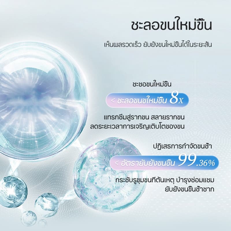 ครีมกำจัดขนอ่อนโยน ครีมกำจัดขนขาหนีบ ครีมกำจัดขนผิวแพ้ง่าย อ่อนโยน ไม่ดำ ไม่แดง ชะลอการงอกใหม่ กดใช้ ใช้ได้ทุกส่วน 100g รูปที่ 9