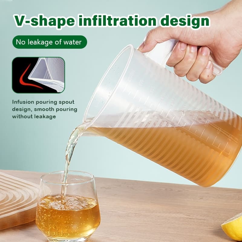 ถ้วยตวงพลาสติกใส 5000ml ทนความร้อน พร้อมฝาปิด ผลิตจาก PP เกรดอาหาร รูปที่ 6