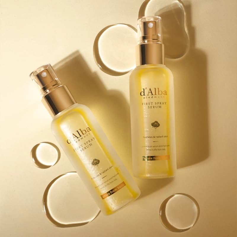d'Alba White Truffle First Spray Serum 50ml & 100ml ดัลบา ไวท์ ทรัฟเฟิล เฟิร์สสเปรย์เซรั่ม รูปที่ 8