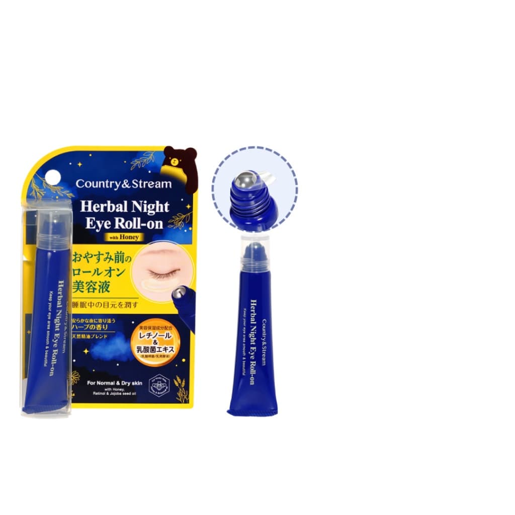 Country&Stream Herbal Night Eye Roll-on เซรั่มบำรุงสูตรพิเศษนี้ผสานน้ำผึ้ง เรทินอล รูปที่ 3