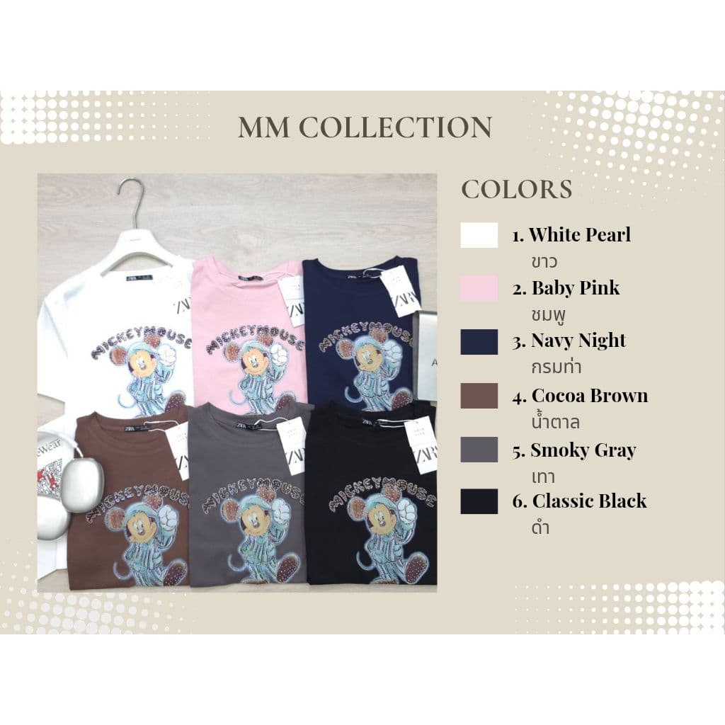 เสื้อ CHOM Collections : CM / MM / M Sausage / Stripe Heart รูปที่ 3