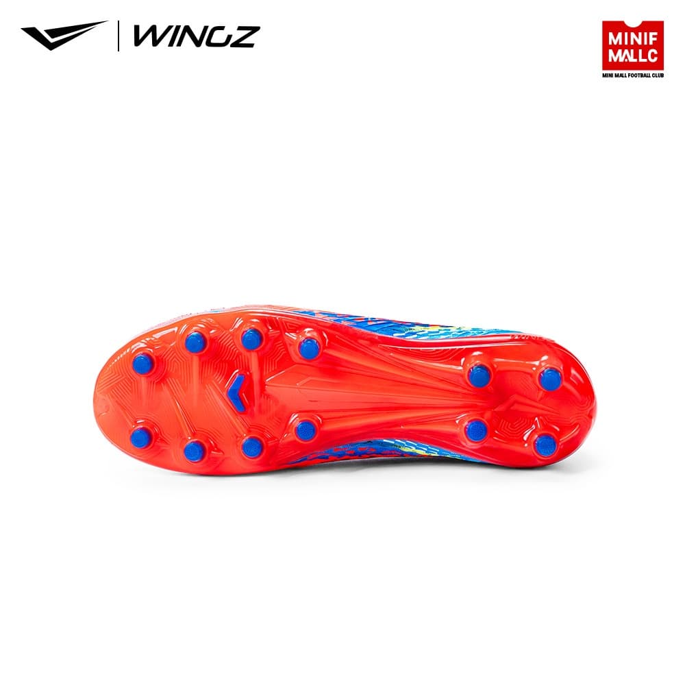 รองเท้าสตั๊ด Wingz รุ่น Vortex Neon Pink 2026 รองเท้าฟุตบอล ผ้า Knit Touch กระชับเท้า น้ำหนักเบา สวมใส่สบาย รูปที่ 7