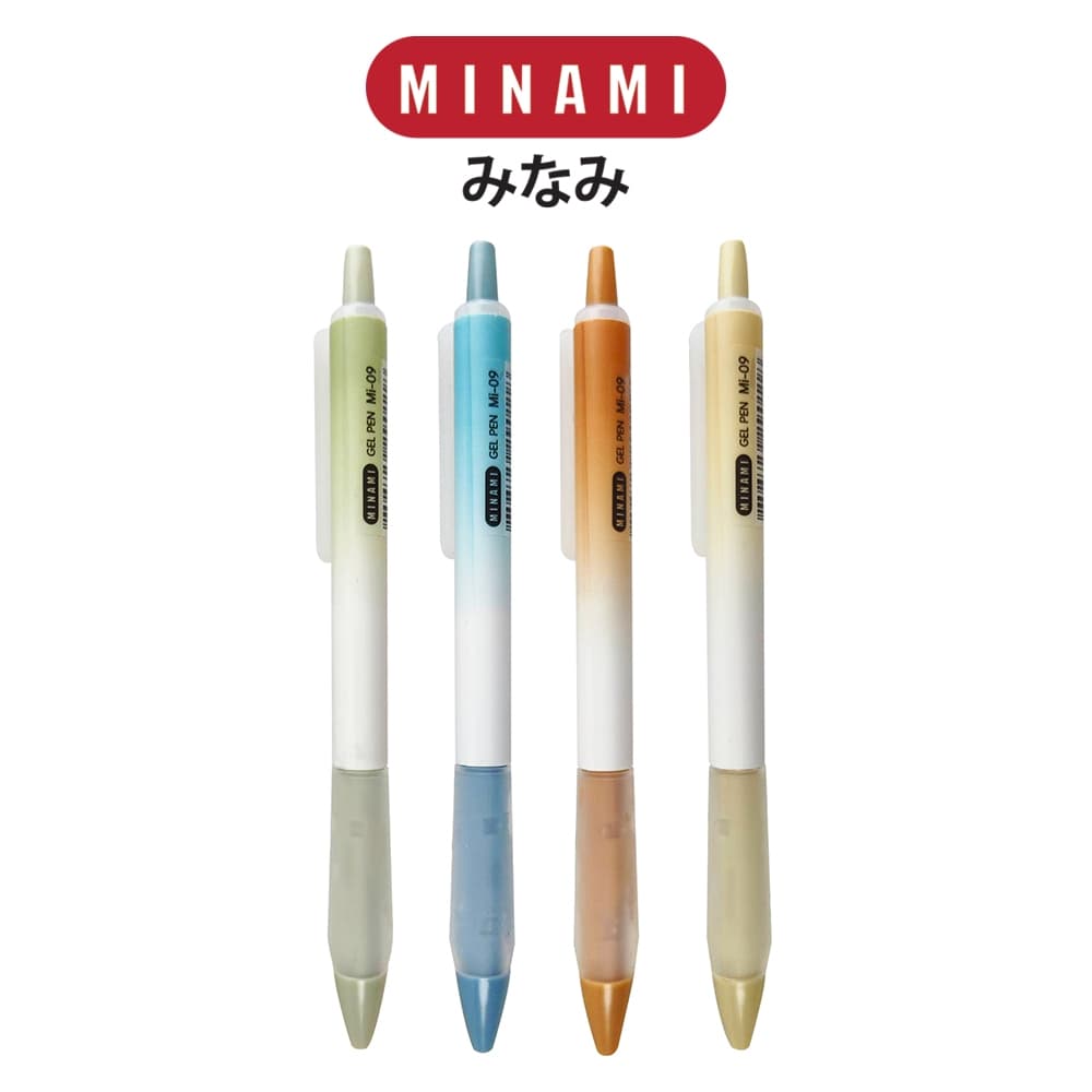 MINAMI ปากกาหมึกเจล 0.5 mm. MI-09 ตรามินามิ คละสี จำนวน 1 ด้าม รูปที่ 2
