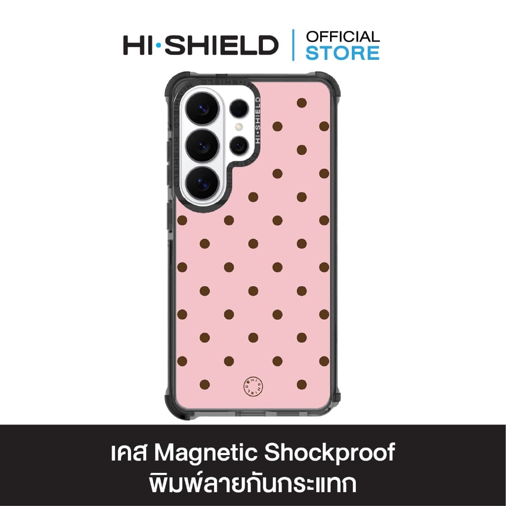 HI-SHIELD Magnetic Shockproof Case รุ่น Polkadot S204 - เคสแม่เหล็กกันกระแทก รูปที่ 1