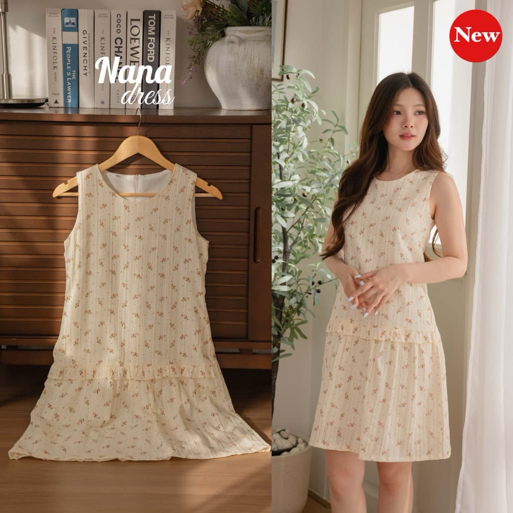 Nana dress เดรสแขนกุด รูปที่ 1