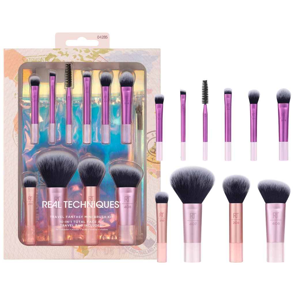 4285 Real Techniques Fantacy MINI BRUSH SET RTชุดแปรงแต่งหน้ามินิ พร้อมกระเป๋า รูปที่ 3