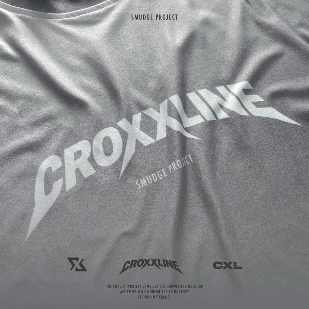 croxxline smudge project เสื้อยืด freestyles ทรง boxy รูปที่ 4