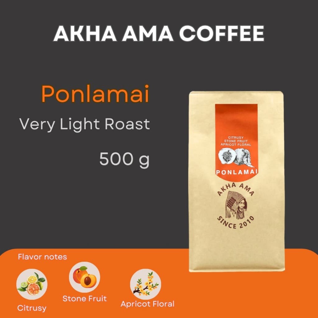 AKHA AMA COFFEE กาแฟ อาข่า อ่ามา : PONLAMAI เมล็ดกาแฟคั่ว อาข่า อาม่า รูปที่ 1