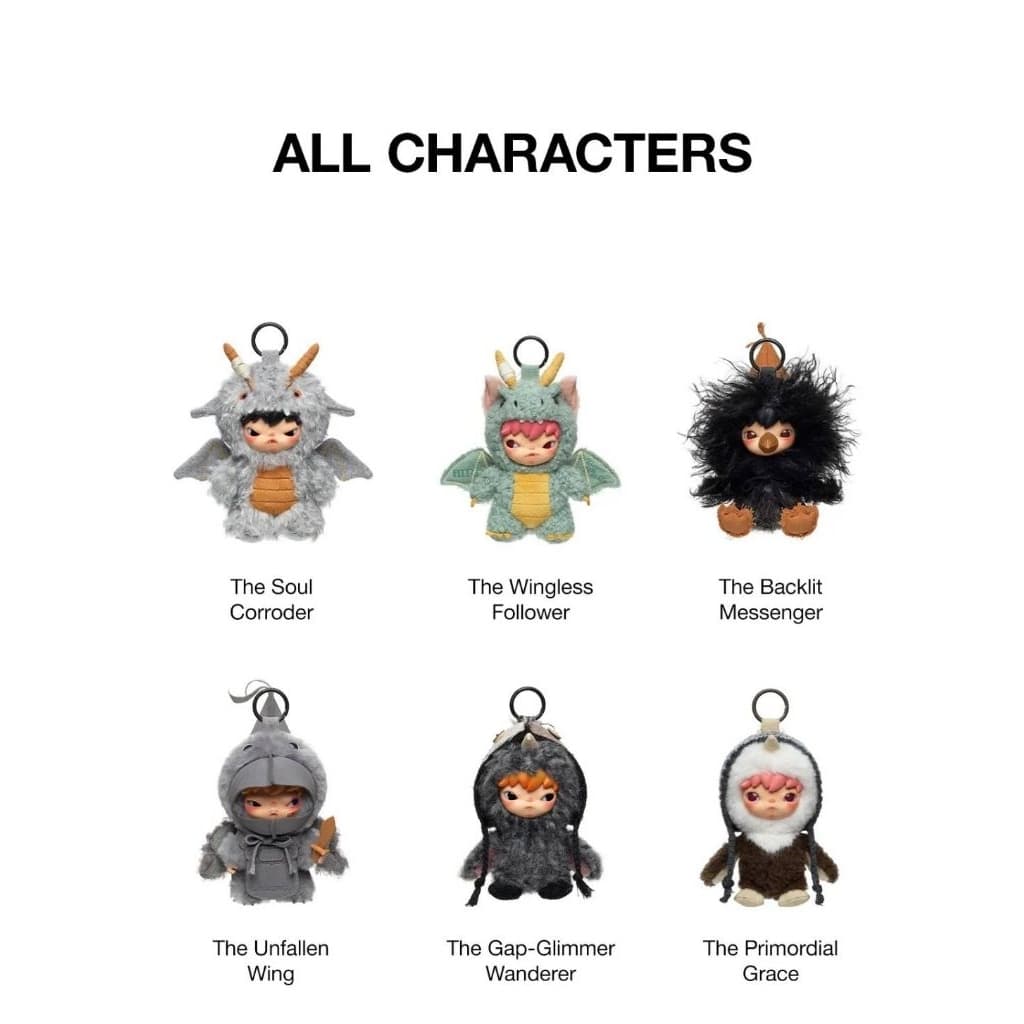 จากไทย พวงกุญแจ ฮิโรโนะมังกรเขียว Hirono Mist-Walker Series -Plush Doll Pendant แท้ ช้อป รูปที่ 7