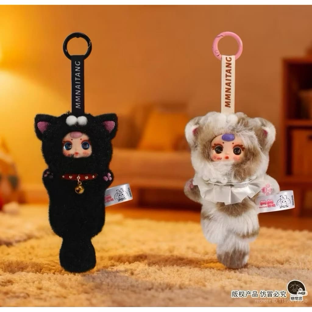 MM Cat plush ใช้โค๊ดแฟชั่นลด20-30%กล่องสุ่มพวงกุญแจแฟชั่น รูปที่ 6