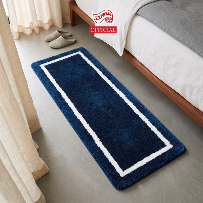 EXPRESS CARPET พรมเช็ดเท้ายาว 50x120cm หนานุ่ม16-30mm พรมยาวมีกันลื่น ซักได้ แห้งไว รูปที่ 6