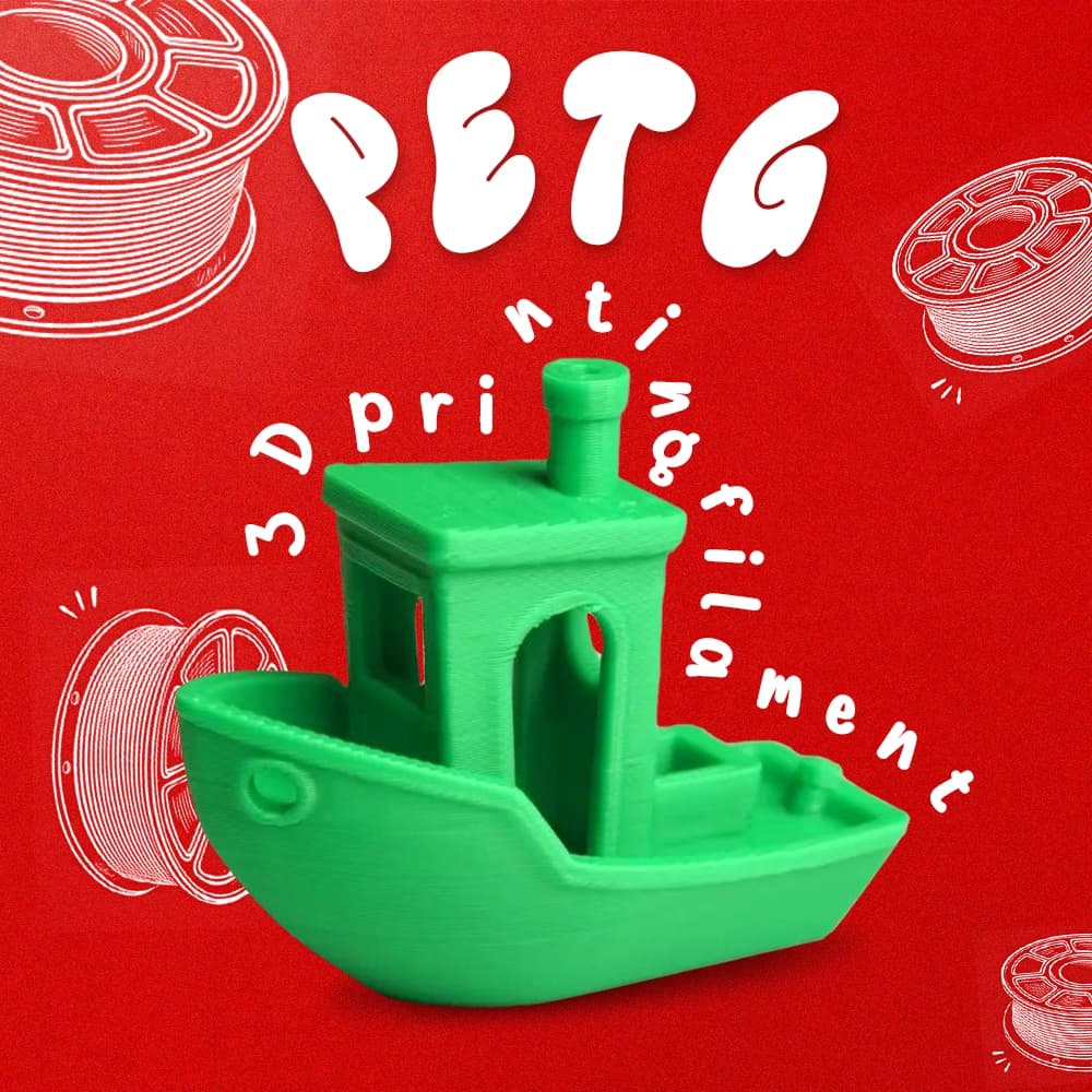 เส้นพลาสติก PETG 3D Printer Filament 1kg เส้นใยเครื่องพิมพ์ 3D พิมพ์ลื่น สีสวย รูปที่ 2