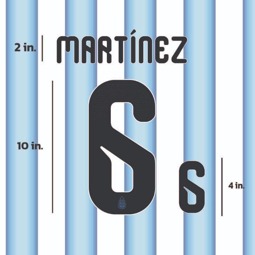 Font อาเจน WC 2026 สำหรับเสื้อเหย้า พร้อมเบอร์หน้า จัดส่งเร็วใน 3 วัน รูปที่ 6