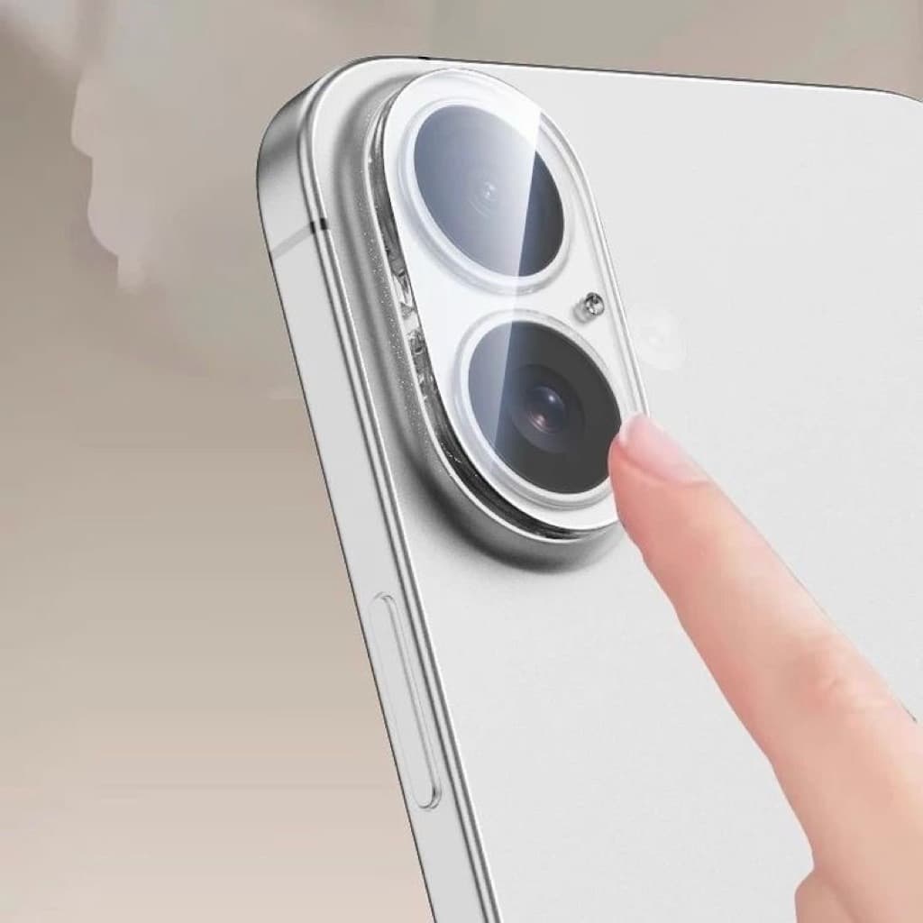 ฟิล์มกระจกกันรอย ฟิล์มเลนส์กล้อง เต็มเลนส์ สำหรับ iPhone17 iPhone16 เลนส์ใส รูปที่ 4