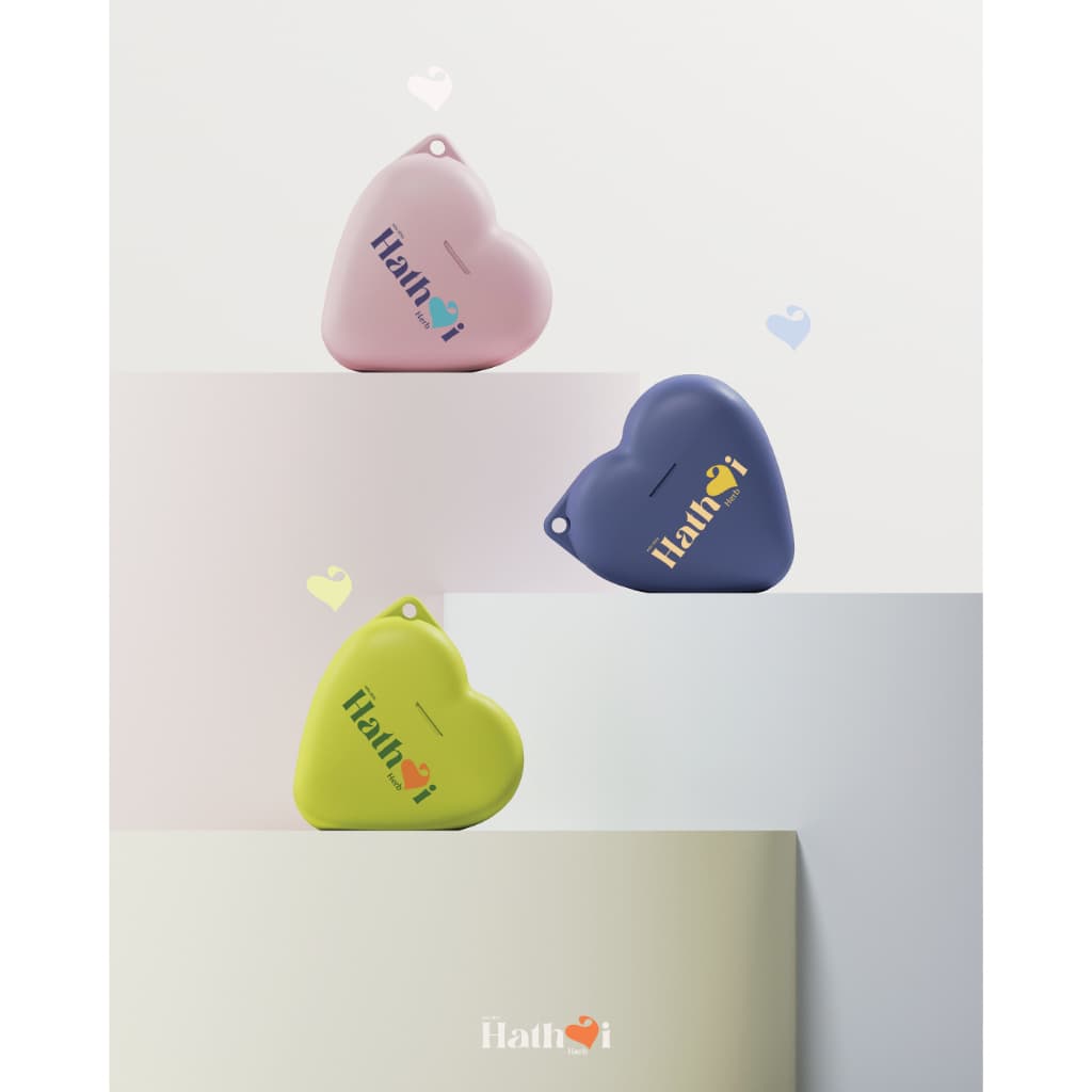 หทัยเฮิร์บยาดมสมุนไพร กลิ่นเฟรชฮาร์ท Herbal inhaler - Fresh Heart Scent - Blue รูปที่ 3