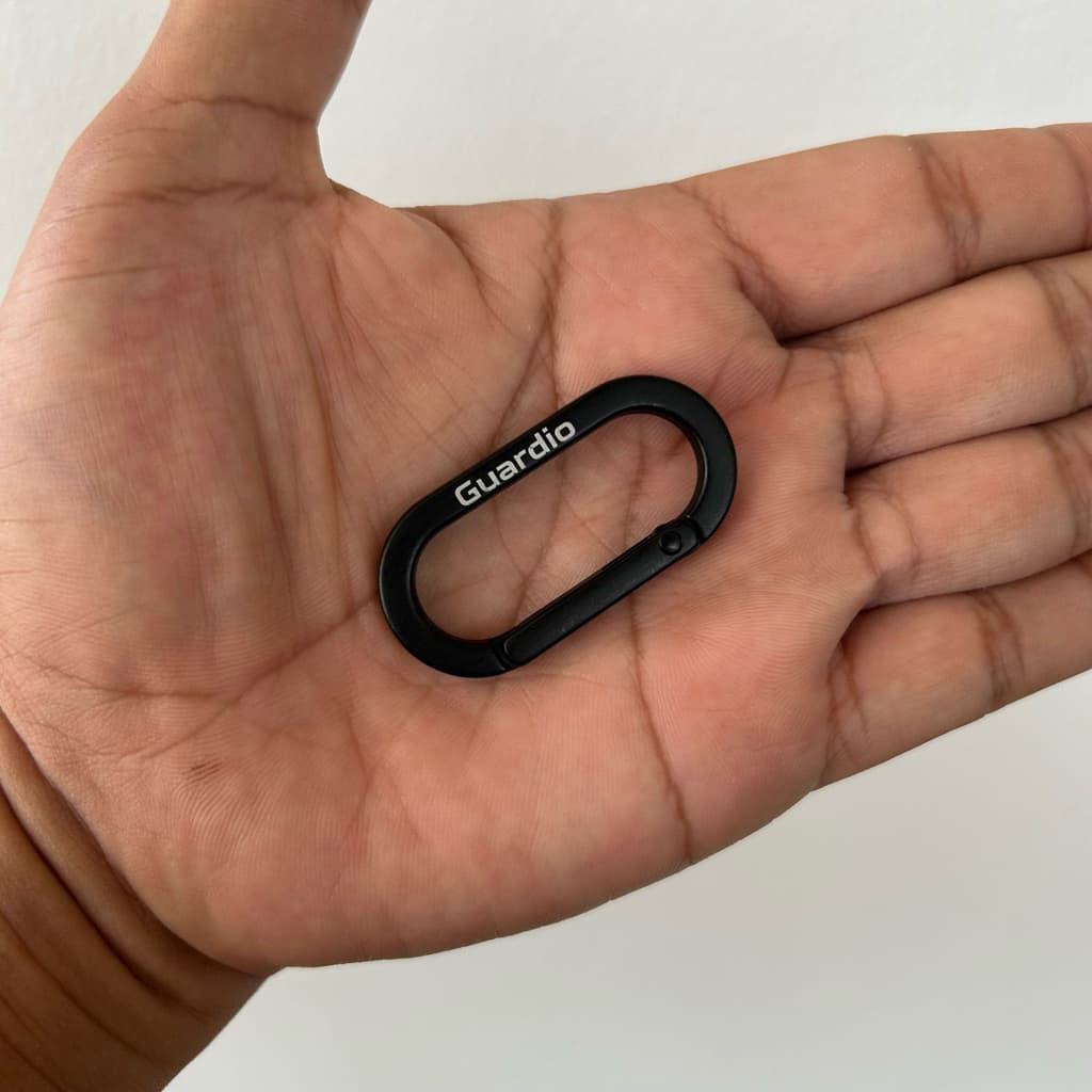 Guardio GC-004 Carabiner Zinc Alloy คาราบิเนอร์ พวงกุญแจพรีเมียม ทรงรี ขนาดกะทัดรัด ไม่เป็นสนิมง่าย รูปที่ 9