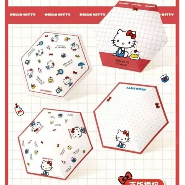 ร่มกางมือ แบบ 5 ตอน Sanrio สินค้าลิขสิทธิ์แท้ มีเคลือบกัน UV กันแดดกันฝน ขนาดเล็ก น้ำหนักเบา ราคา 329 บาท รูปที่ 3