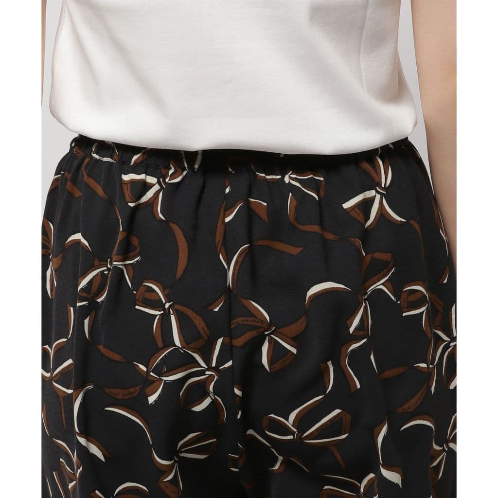 niko and ... กางเกงพิมพ์ลายวินเทจ เรียบลื่น Retro print loose-fitting pants รูปที่ 8