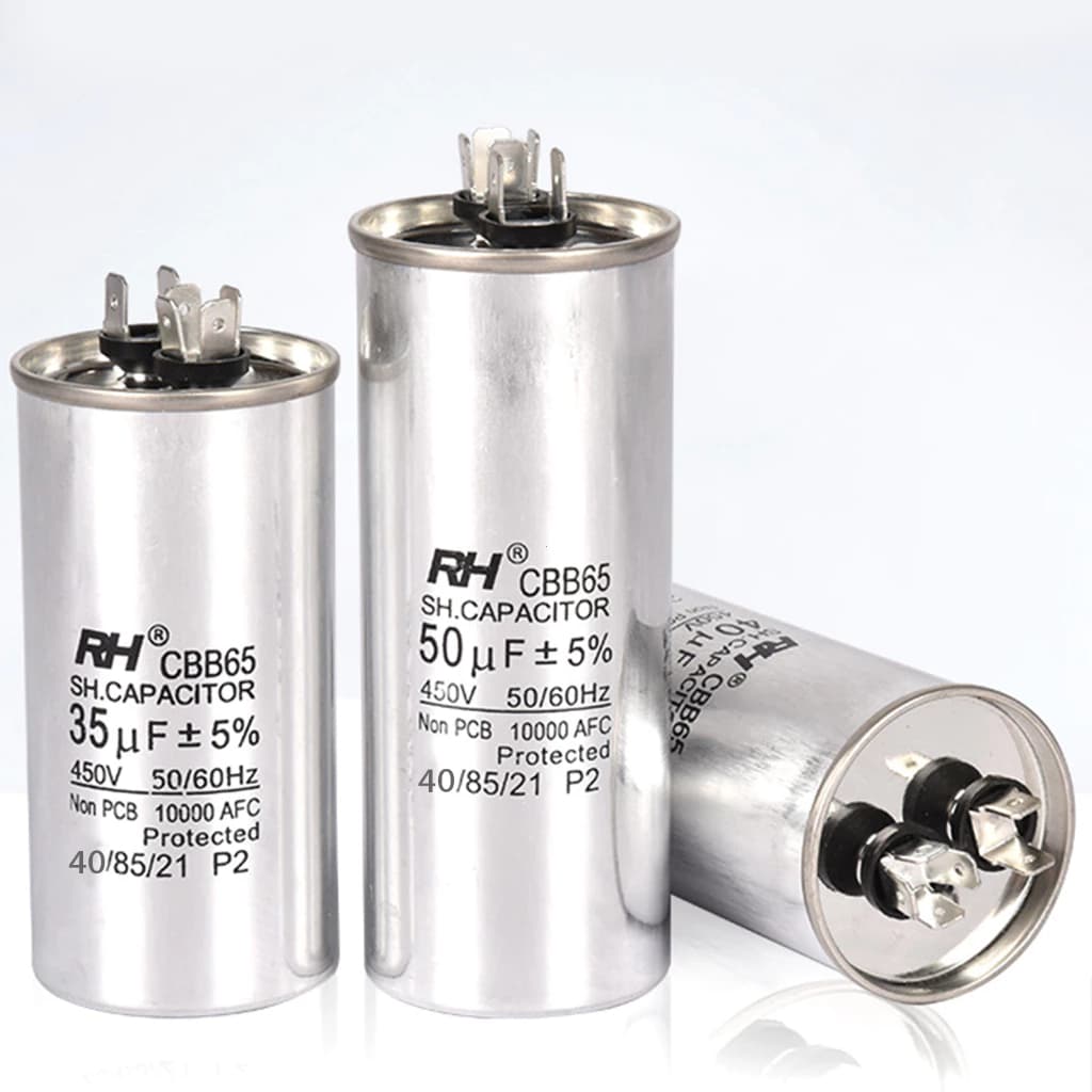 คาปาซิเตอร์ แคปรันแอร์ CBB65 30/35/40uF 450V 2ขั้ว คาปาซิเตอร์แอร์ แคปสตาร์ทแอร์ รูปที่ 4