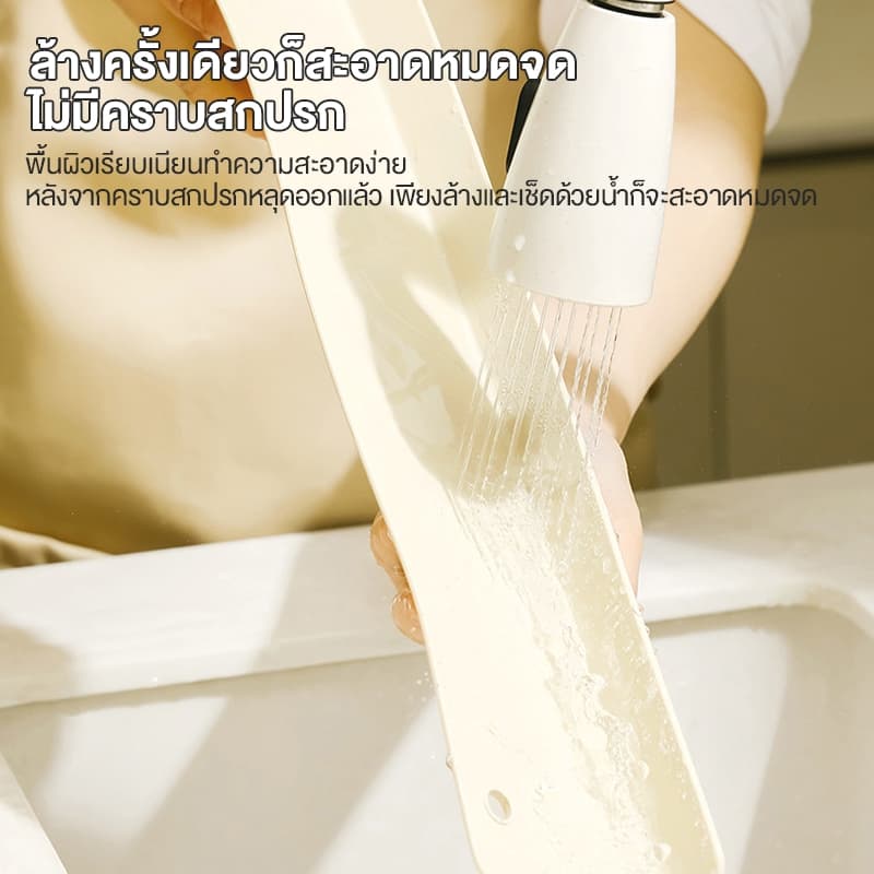 แผ่นซิลิโคนกันน้ำกระเด็น แผ่นกันน้ำกระเด็น กันน้ำกระเด็น สำหรับ สำหรับห้องครัว แผ่นกั้นอ่างล้างจาน ไม่เสียรูปง่าย รูปที่ 6