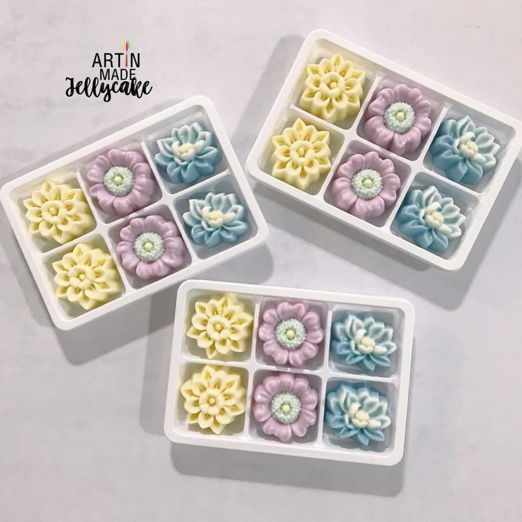พิมพ์วุ้นพิมพ์ขนมชั้น ขนาด 5 cm ผิวด้านในลื่นเป็นมันเงา แพค 6 ชิ้น กุหลาบงาม บัวตอง ซูซาน กุหลาบจีบ สวรรค์ กุหลาบแองเจิล รูปที่ 5