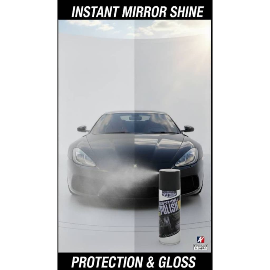 Wax Shine Polish สเปรย์เคลือบเงา ของแท้!!! ถูกที่สุด ค่าส่งถูก จัด 420ml รูปที่ 2