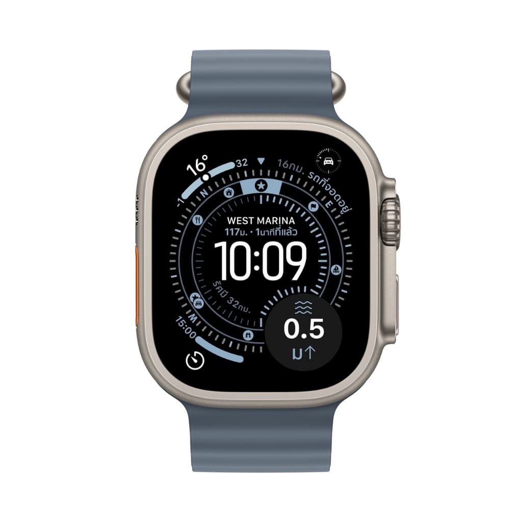 Apple Watch Ultra 3 GPS+Cellular Titanium Case สาย Ocean Band I iStudio by SPVi รูปที่ 2